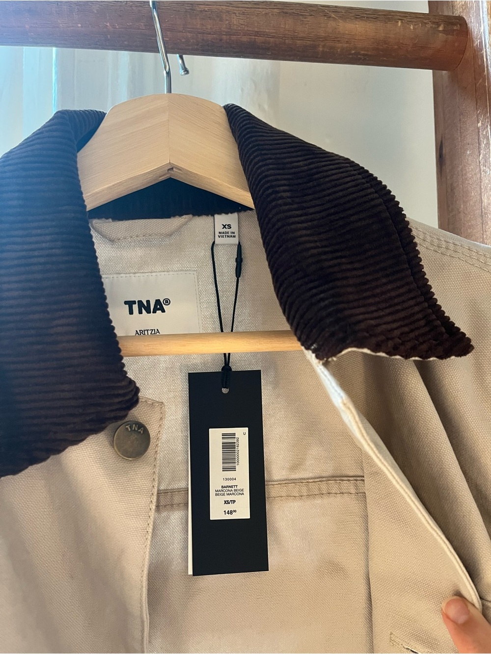 Aritzia Barnett Lighweight Cropped Chore Jacket NEW UNUSED